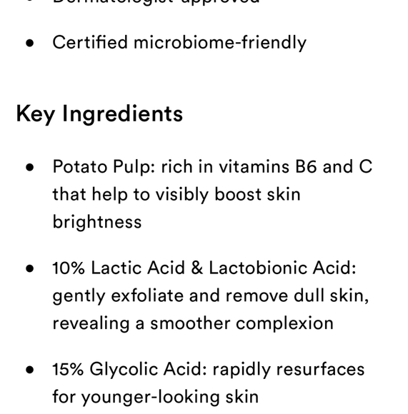 NIB BEEKMAN 1802 POTATO PEEL RESURFACING MILK FACIAL - Picture 6 of 14